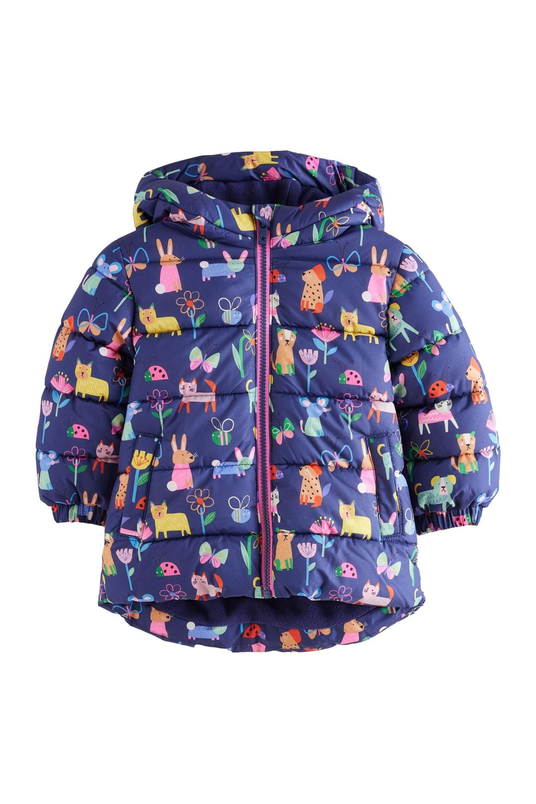 Next Water-Resistant Hooded Padded Coat | Stylish Winter Protection