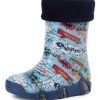 Ladeheid Children's Lined Wellington Boots | EU Made | Durable & Stylish