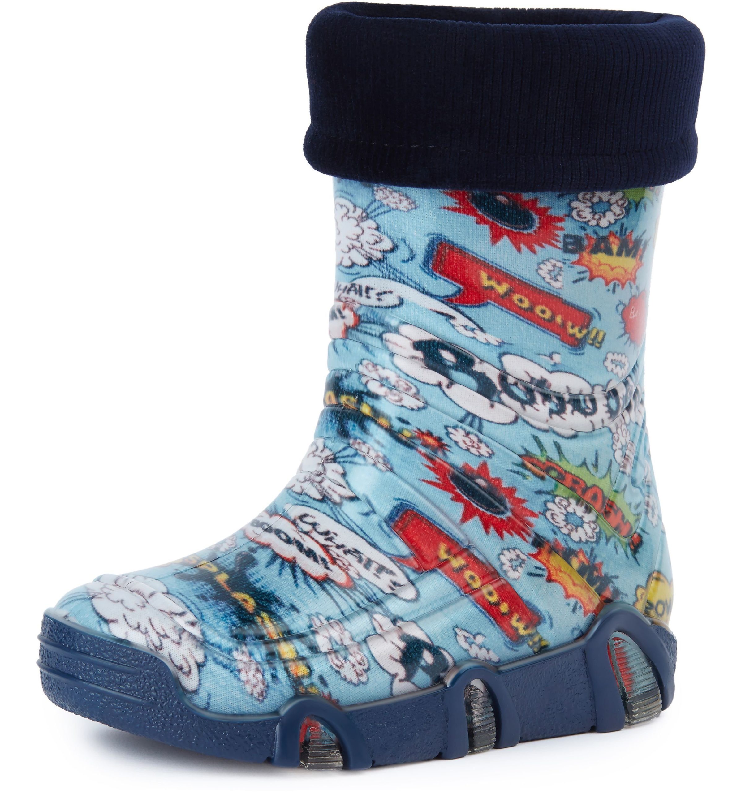 Ladeheid Children's Lined Wellington Boots | EU Made | Durable & Stylish
