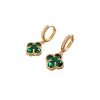 Lale Collection Clover & Bloom Earrings - Lucky Charm Gold & Green