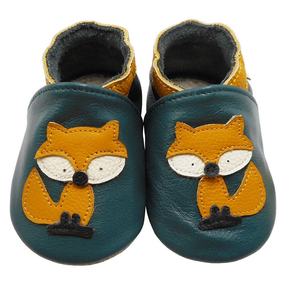 Yalion 'Fuchs' Leather Walking Shoes - Soft & Breathable First Steps