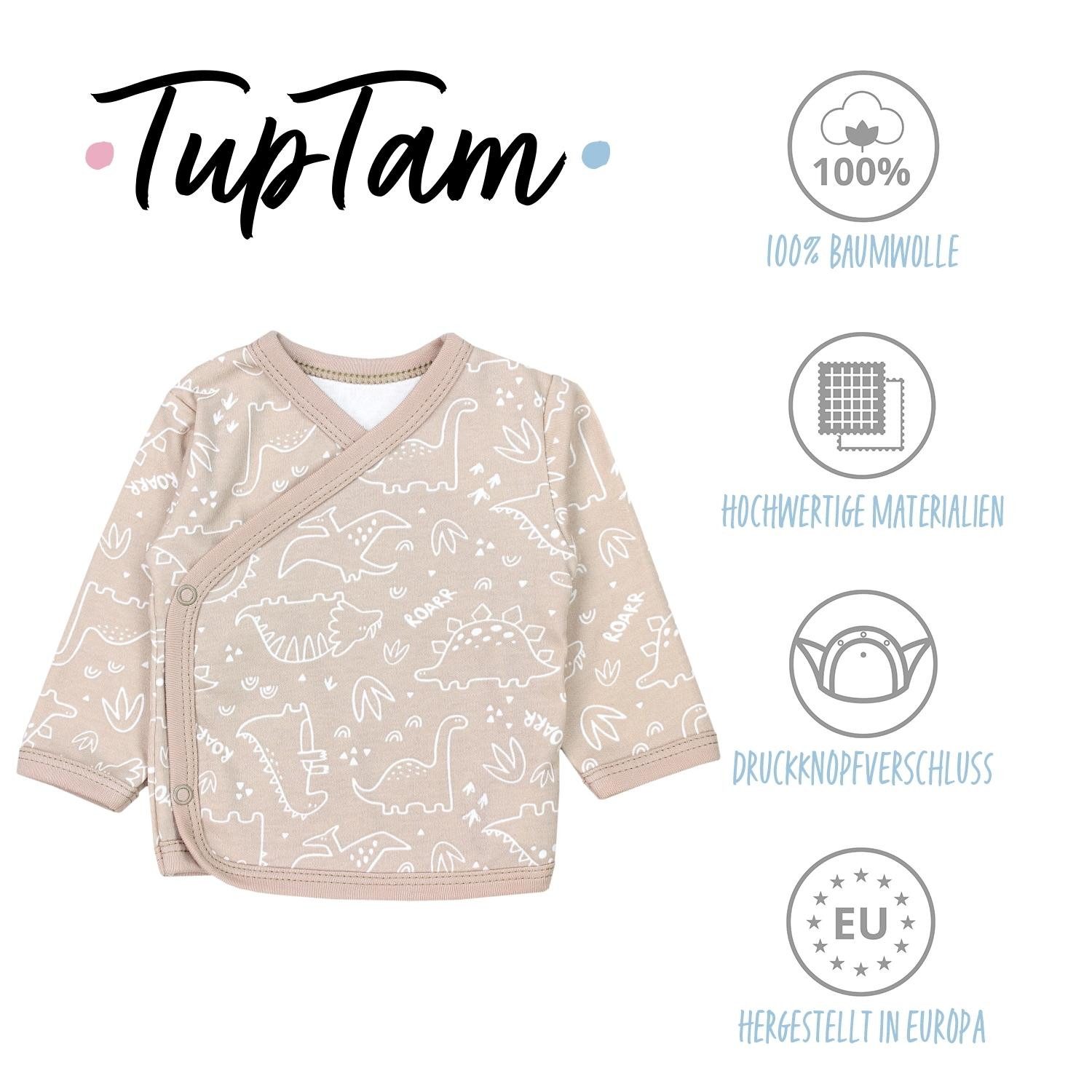 TupTam Wickelshirt TupTam Baby Jungen Langarm Wickelshirt Baumwolle 5er Set