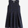 Next Girls' Sequin Ruffle Party Dress - Festive Occasion Style