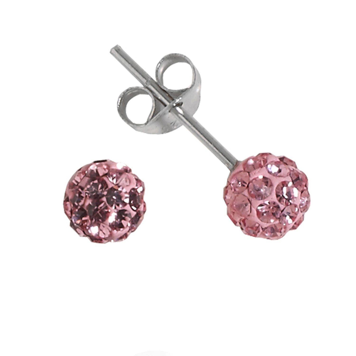 Impala Bonnie 925 Sterling Silver Crystal Stud Earrings