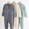 Next 3-Pack Cotton Baby Sleepsuits | Gentle Comfort for Little Ones