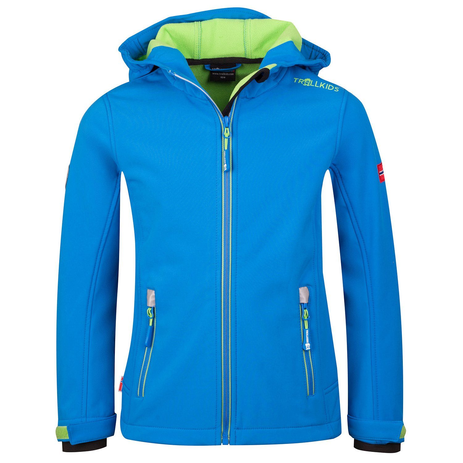 TROLLKIDS Trollfjord Softshell Jacket - Water-Resistant Kids' Outdoor Gear