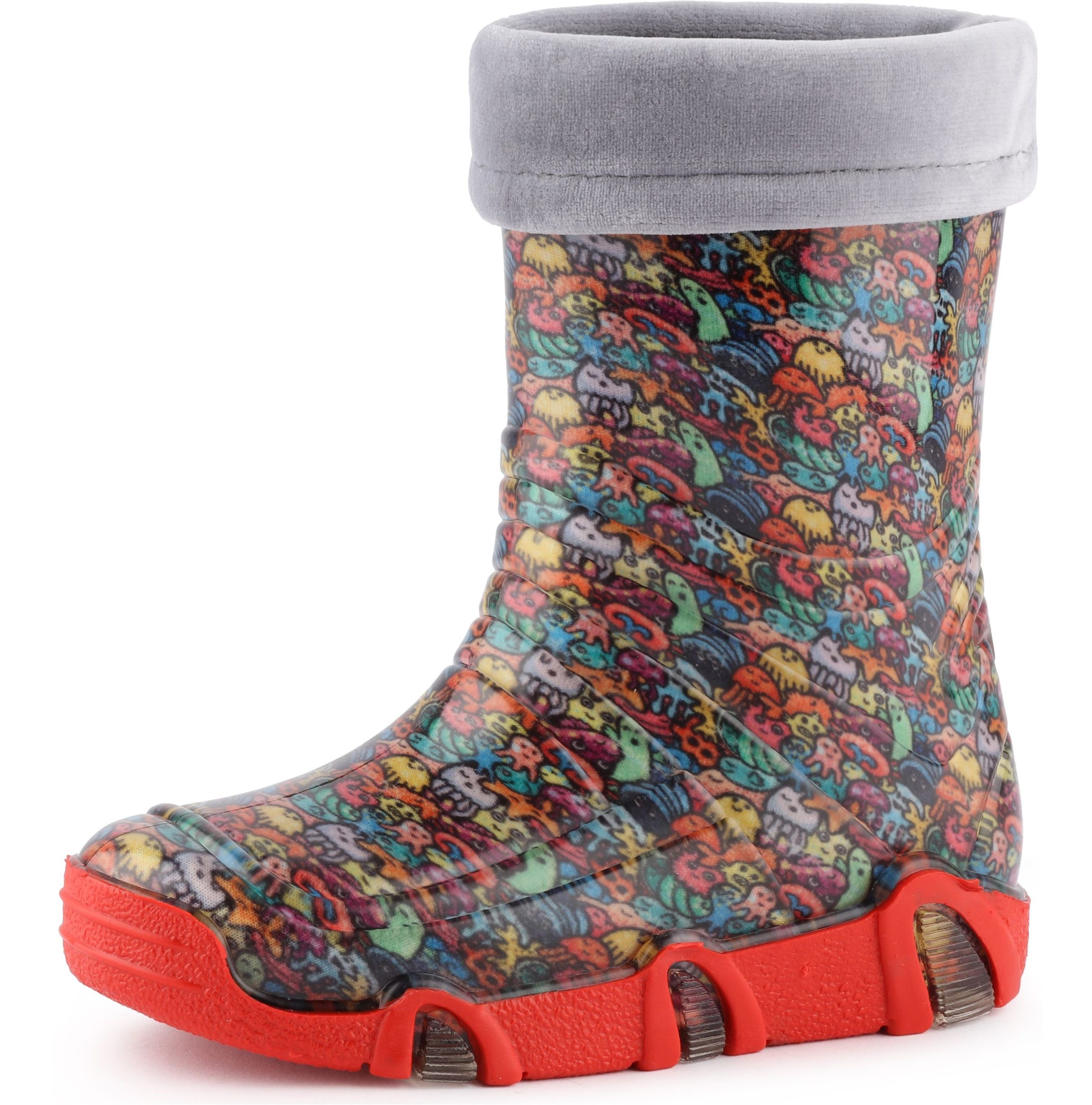 Ladeheid Children's Lined Wellington Boots | EU Made | Durable & Stylish