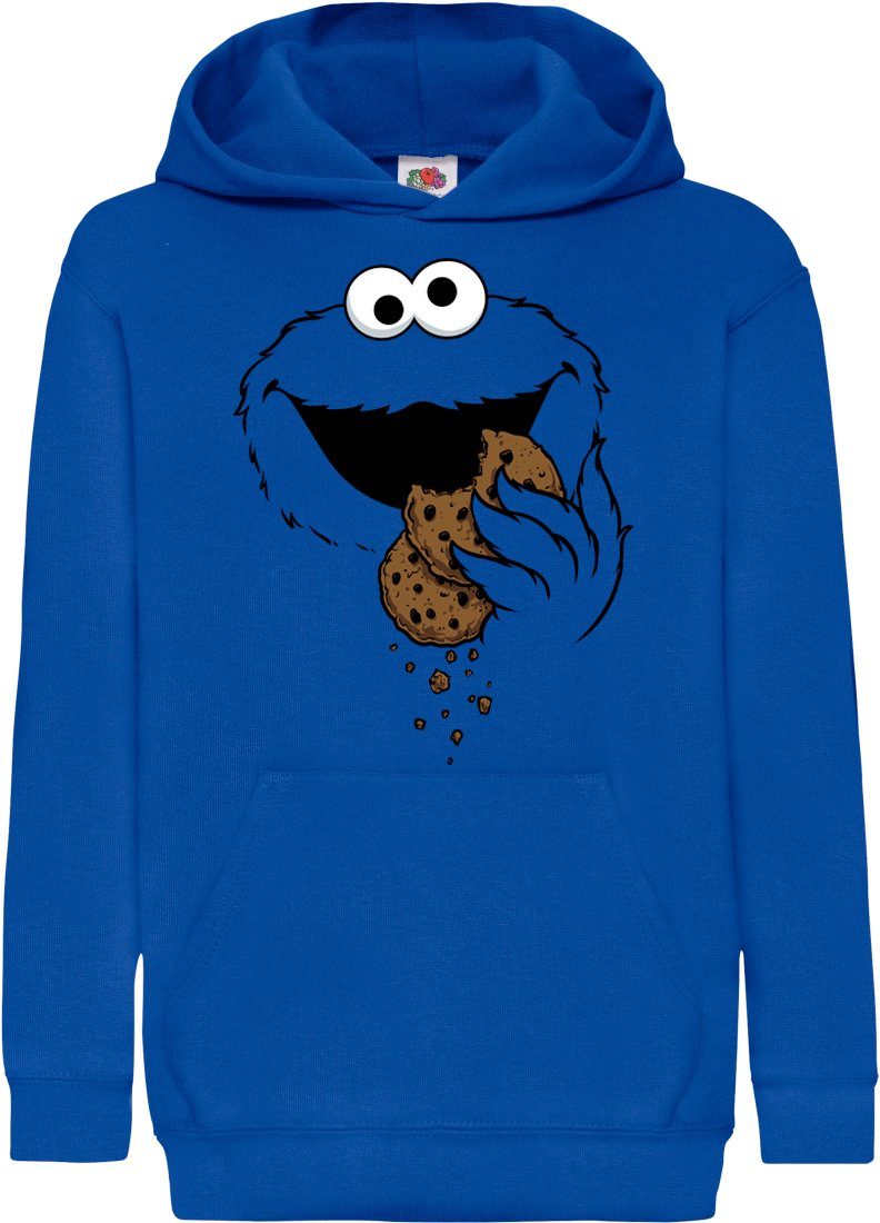Youth Designz Kids Biscuit Monster Hoodie - Fun Print Pullover for Boys & Girls
