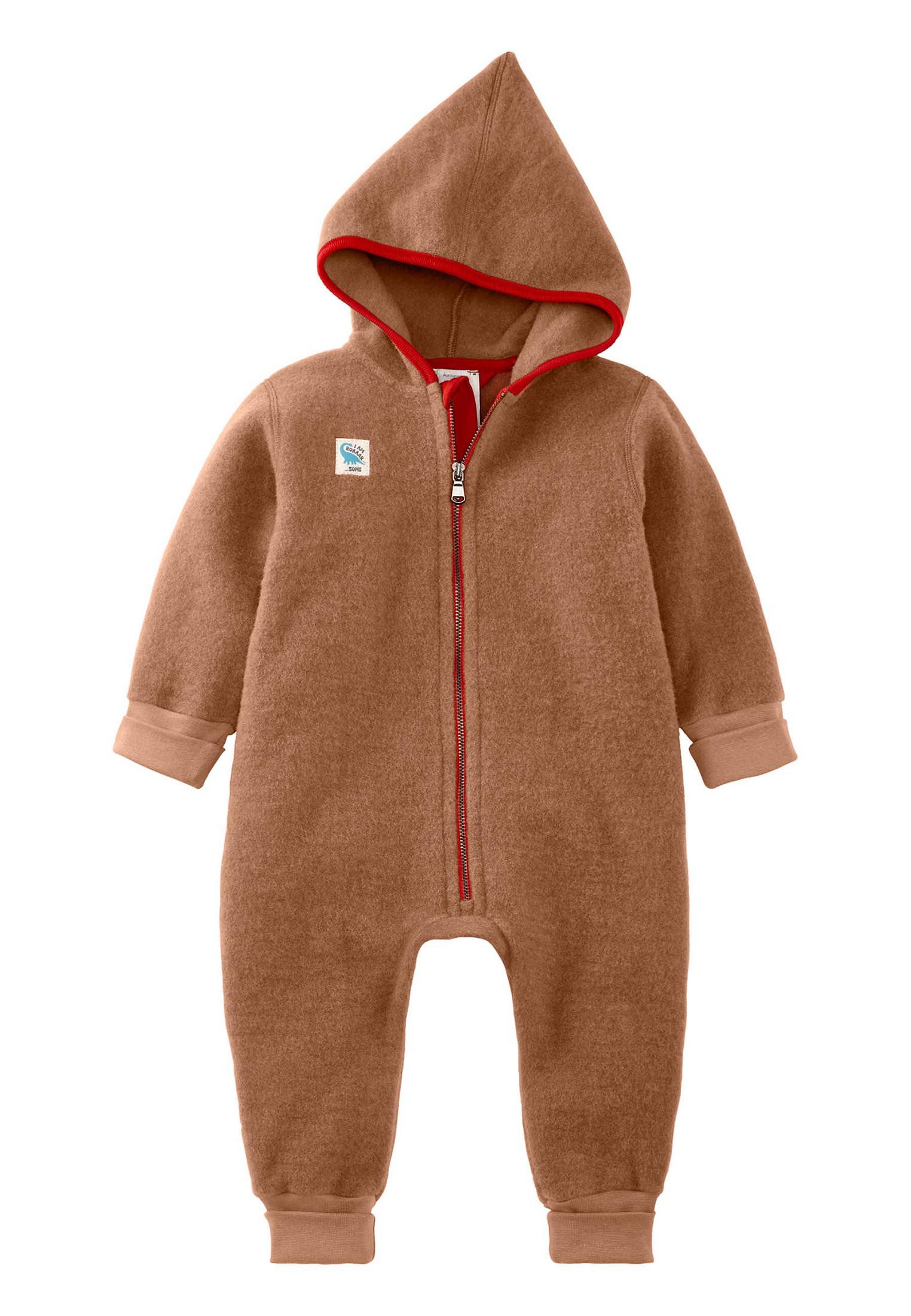 hessnatur Organic Merino Wool Fleece Overall - Sustainable Babywear