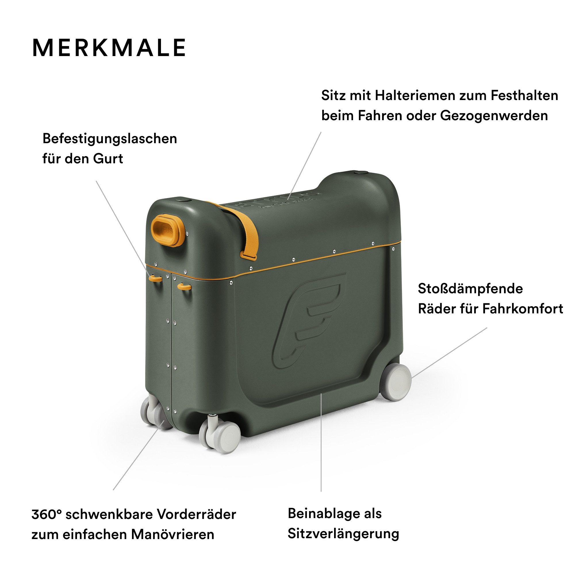 JetKids by Stokke BedBox: Ride-On Suitcase & Travel Bed for Kids