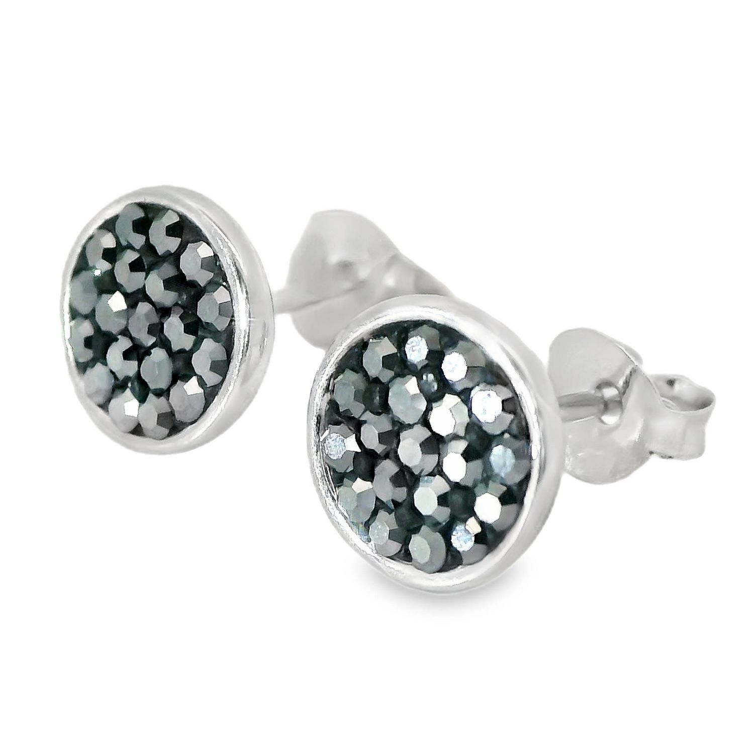 Impala Jessica Crystal Accent 925 Sterling Silver Earrings