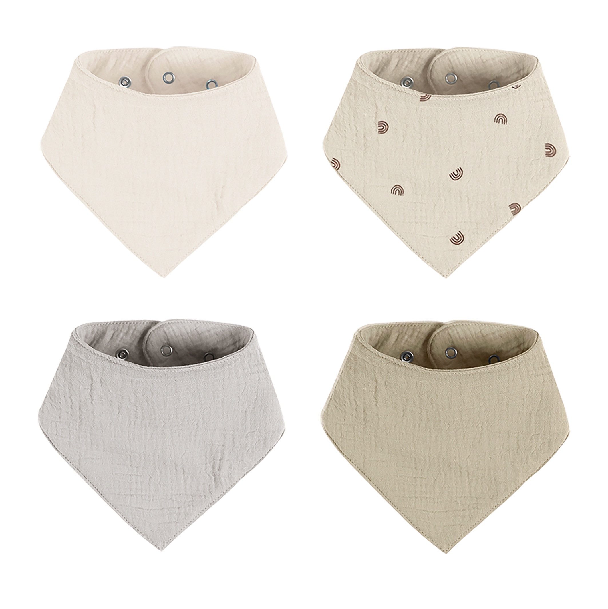 Artee Little Dutch Muslin Bib Set | Soft Organic Cotton Baby Bibs 0-18 Months