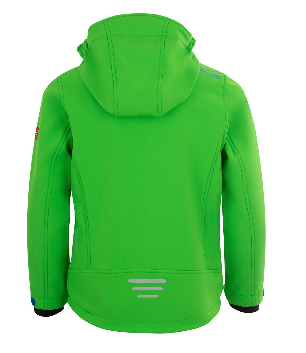 TROLLKIDS Trollfjord Softshell Jacket - Water-Resistant Kids' Outdoor Gear