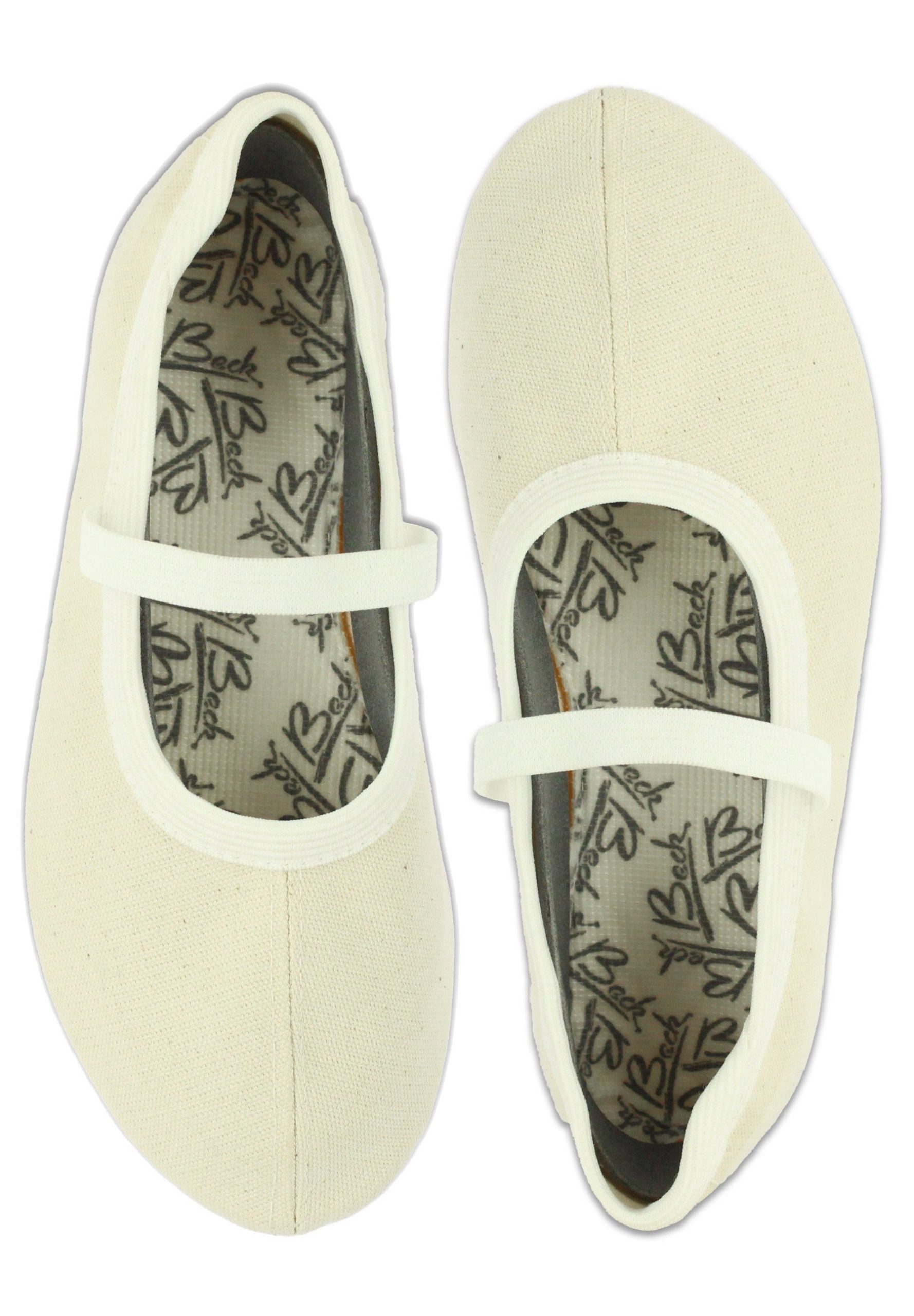 Beck Freeliner Canvas Schlappenschuh - Classic Gymnastics & Eurythmy Shoe
