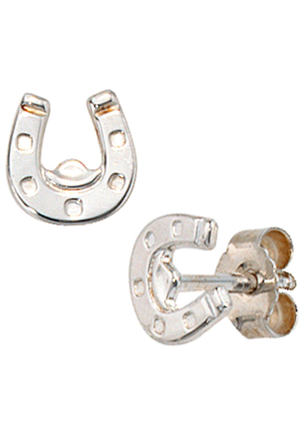 JOBO Children's Horseshoe Stud Earrings - 925 Sterling Silver