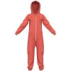 Gradnetz Jumpsuit Kinder Jungen Mädchen Overall Onesie Anzug Kids (1-tlg) Bio-Baumwolle - Kinnschutz - Kuschelig-weich - elastische Bündchen