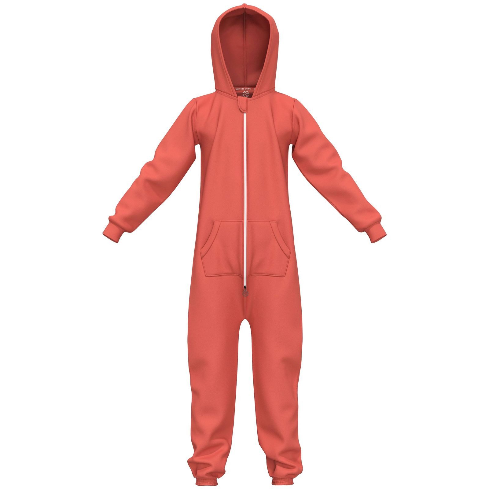 Gradnetz Jumpsuit Kinder Jungen Mädchen Overall Onesie Anzug Kids (1-tlg) Bio-Baumwolle - Kinnschutz - Kuschelig-weich - elastische Bündchen