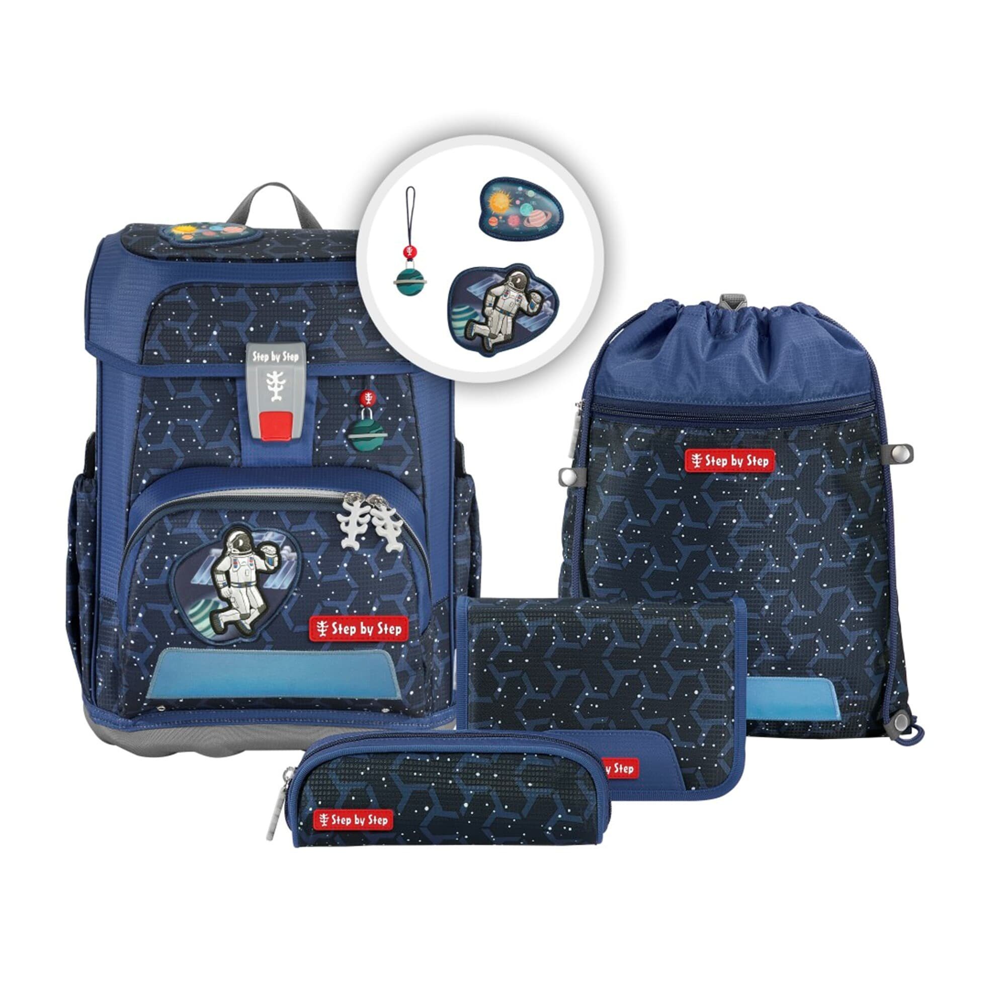 Step by Step CLOUD School Backpack Set, 5-Piece (5-tlg)