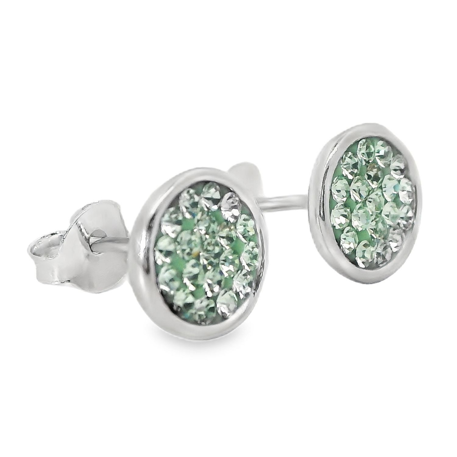 Impala Jessica Crystal Accent 925 Sterling Silver Earrings
