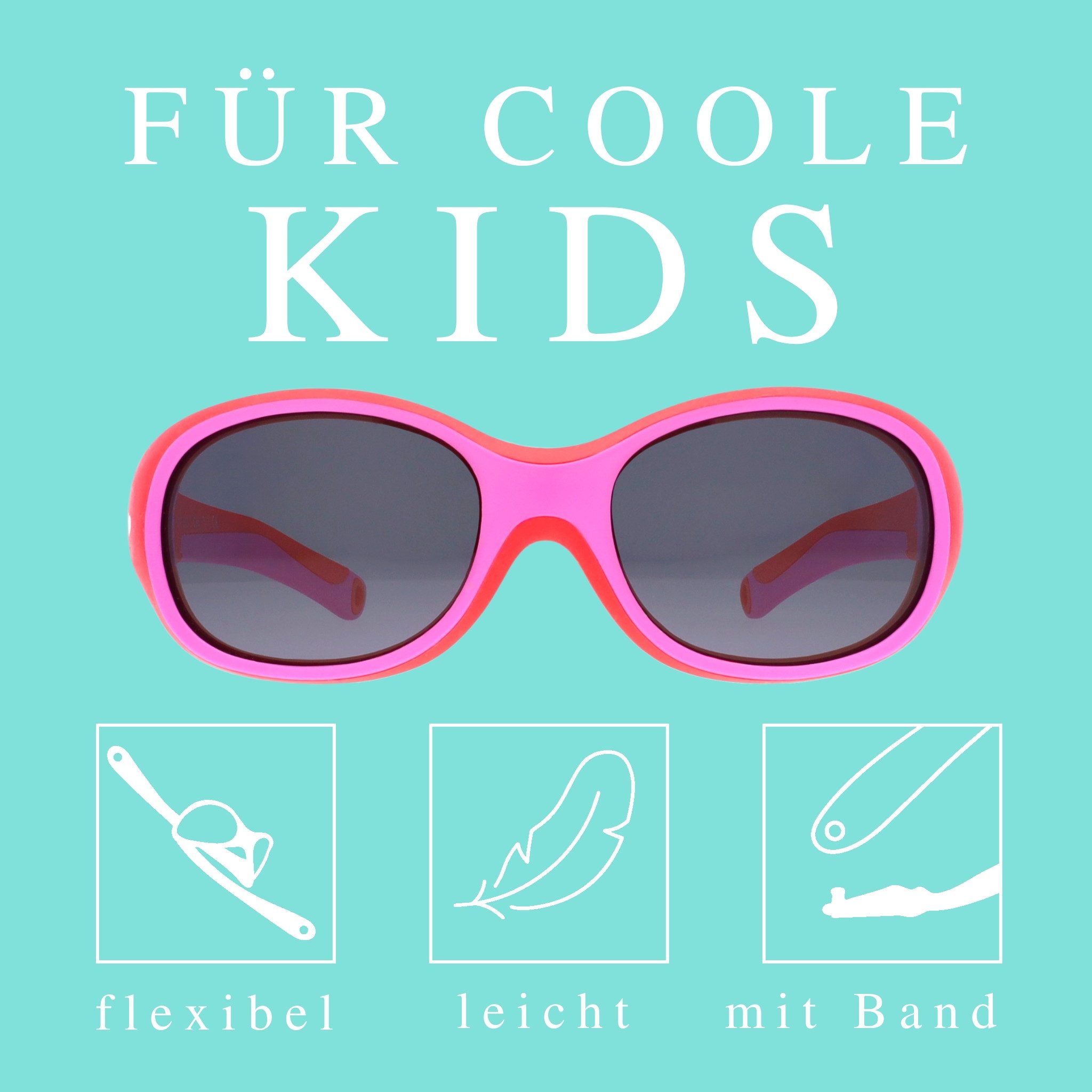 ActiveSol Kids @school sports Polarisierten Kinder-Sonnenbrile petrol/türkis ActiveSol Kids @school sports Polarisierten Kinder-Sonnenbrile petrol/türkis