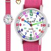 Pacific Time Kids Learning Watch - Mix & Match Design | Free Shipping & Deutschland Card Savings