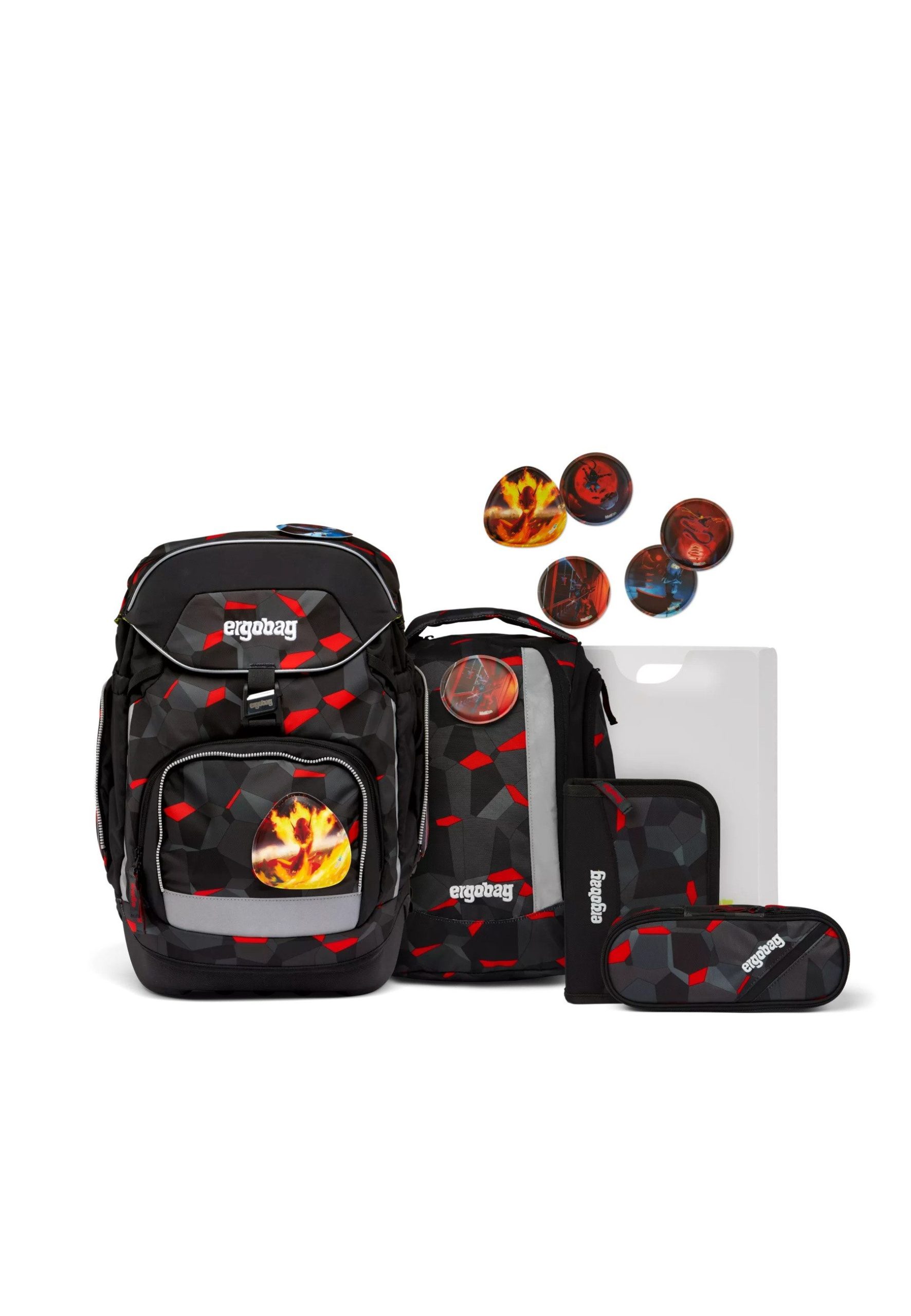 Ergobag Pack School Backpack Set - StarlightBear/DomstürmBear - 6 Piece Set