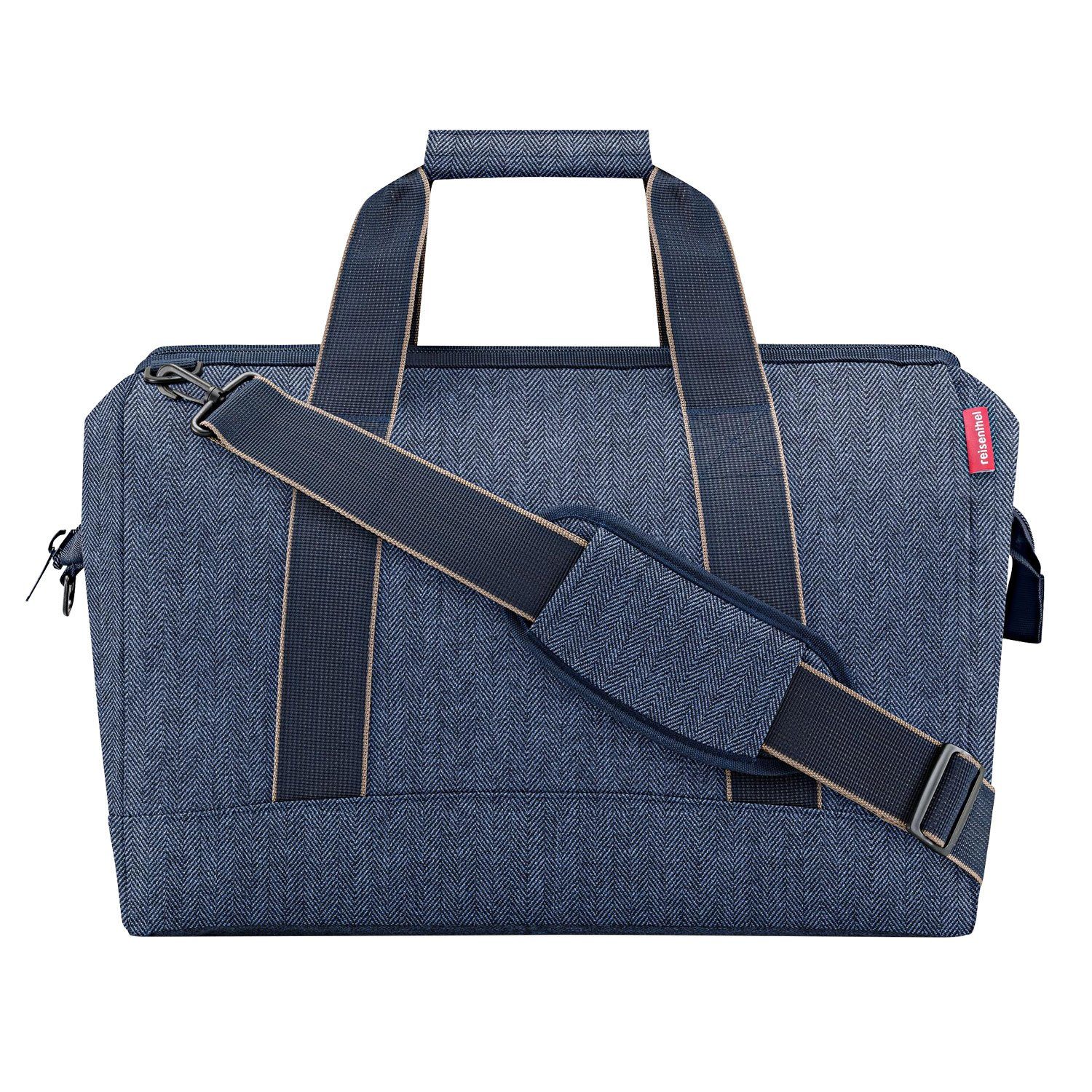 REISETNHEL allrounder L Florist Indigo 30L Travel Bag - Stylish & Organized