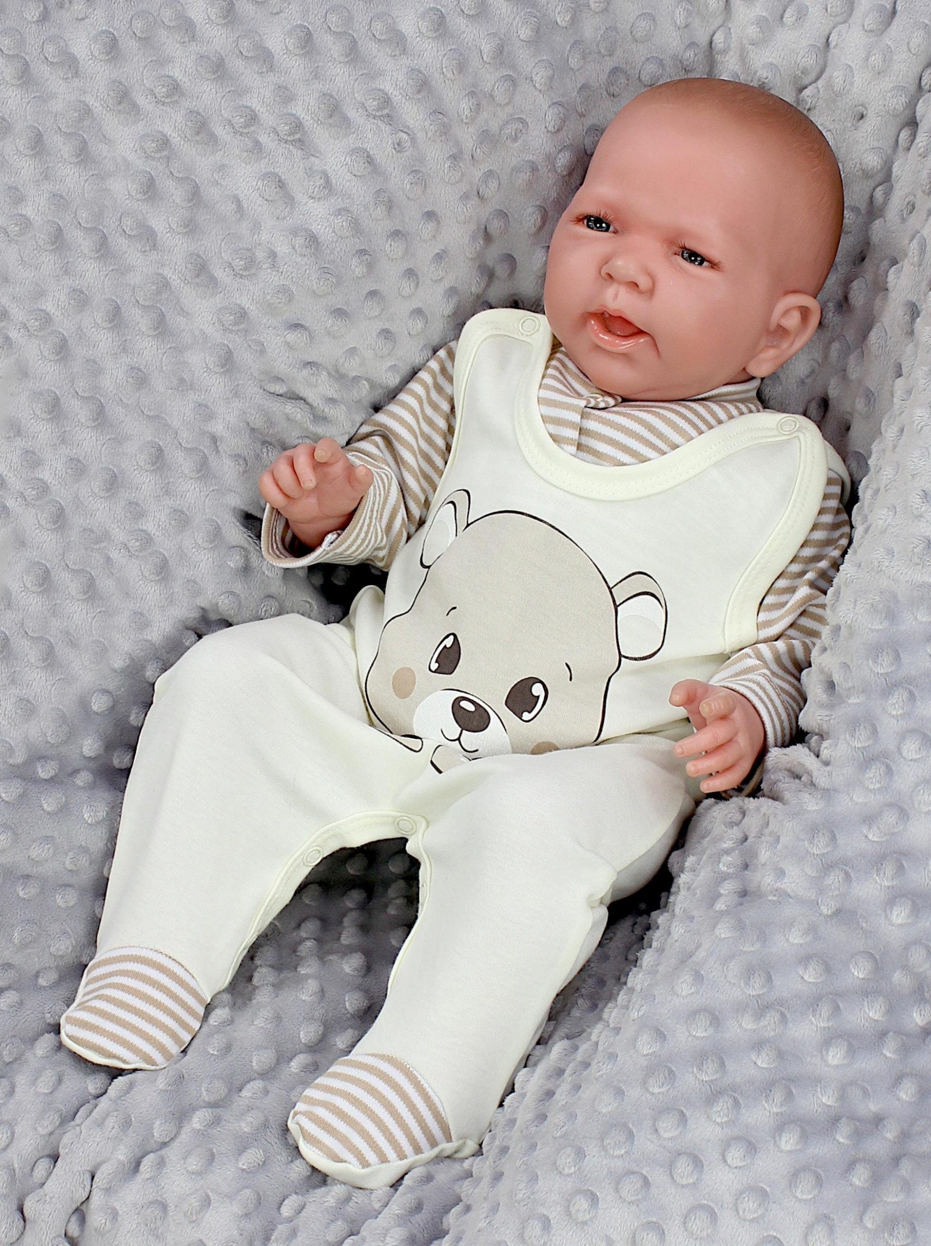 TupTam Baby Romper Set - Organic Cotton Animal Print & 'I Love Mum' - Girl & Boy