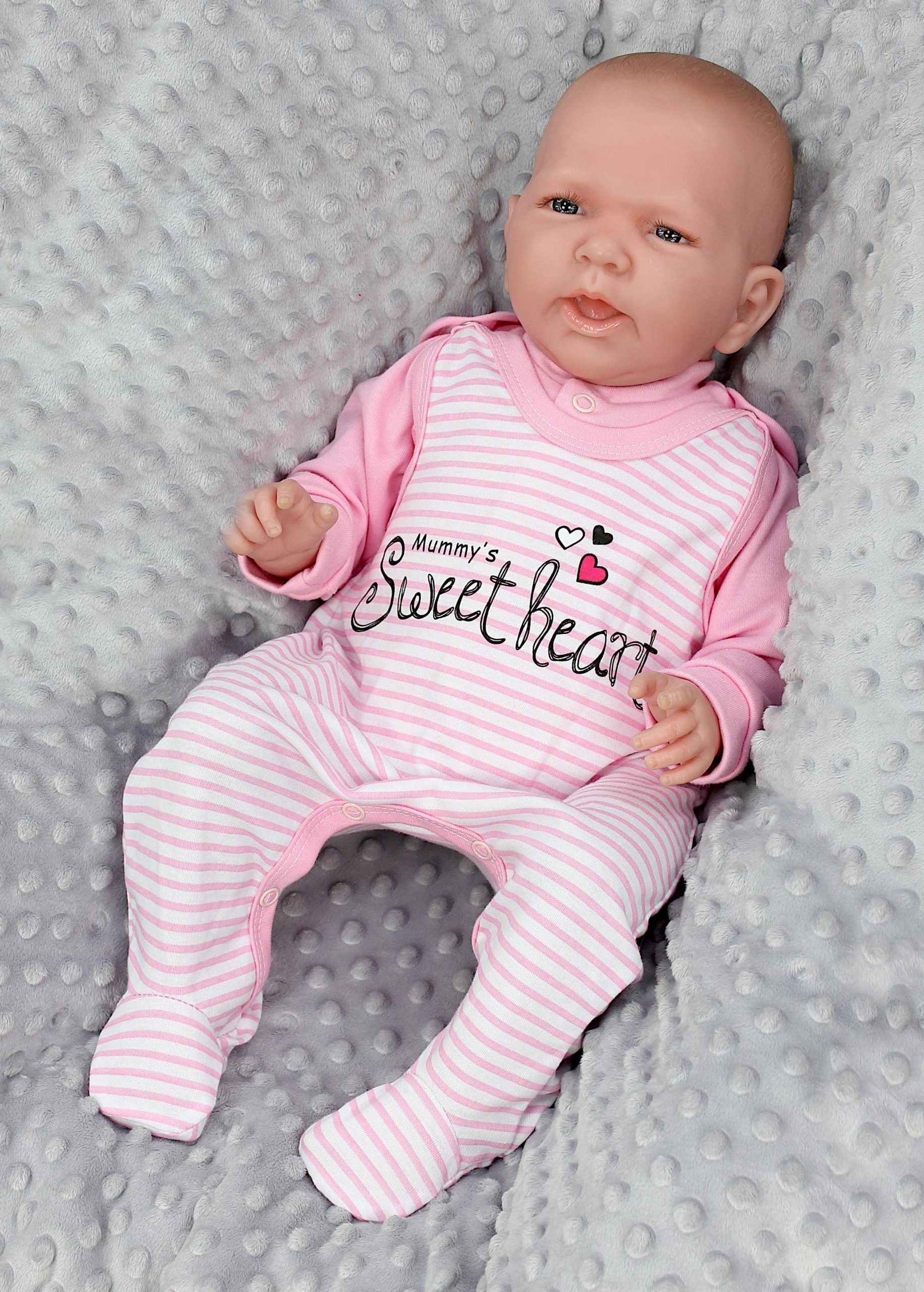 TupTam Baby Romper Set - Organic Cotton Animal Print & 'I Love Mum' - Girl & Boy