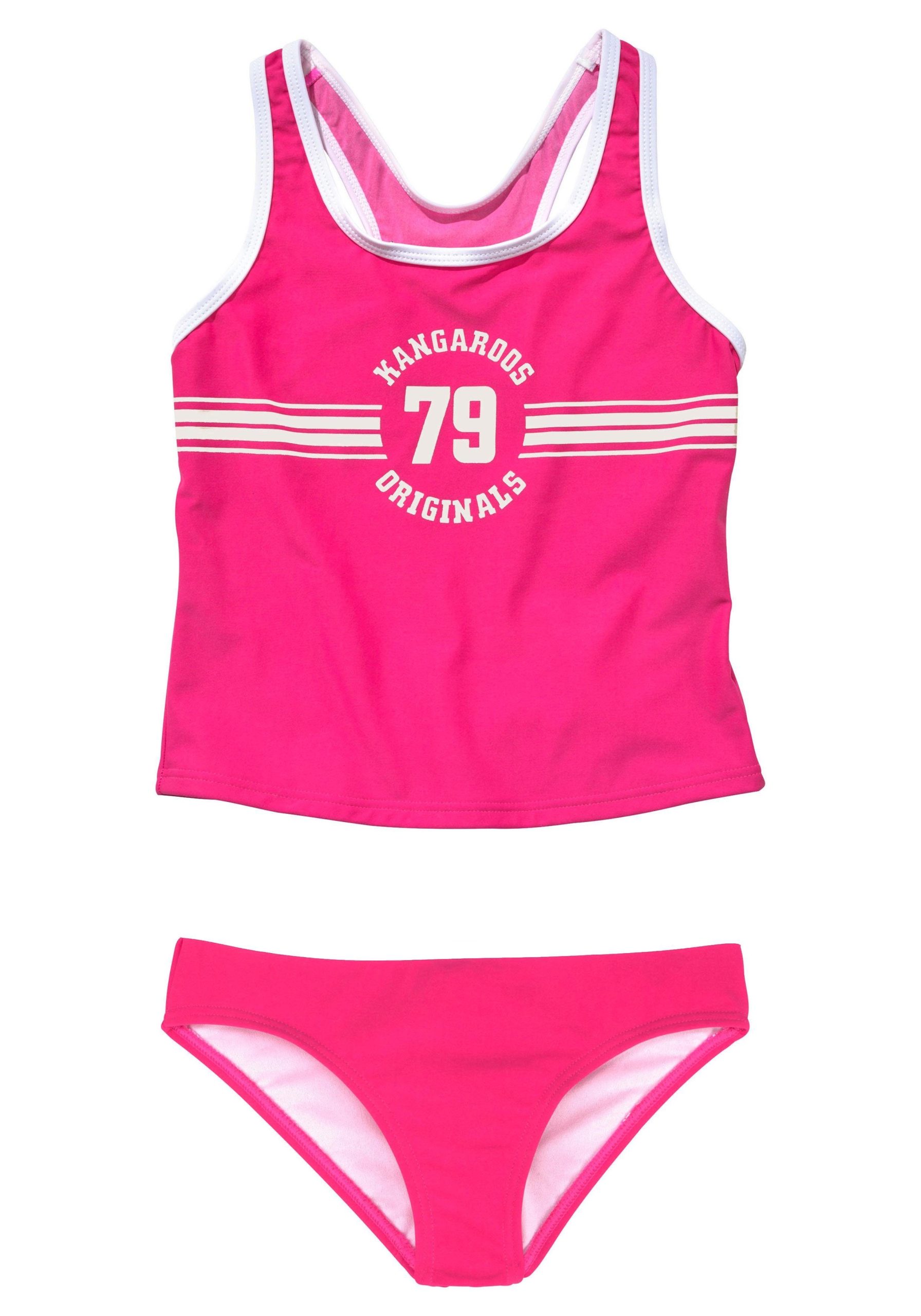 KangaROOS Sporty Tankini Swimsuit - Girls' Playful Two-Piece Swimwear