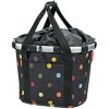 Reisenthel Bikebasket DOTS - KlickFix Front Bike Basket