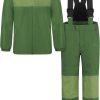 normani Kinder Winterset - Wasserdichte Ski Winterhose mit Brachens und Winterjacke Schneeanzug Ski Set