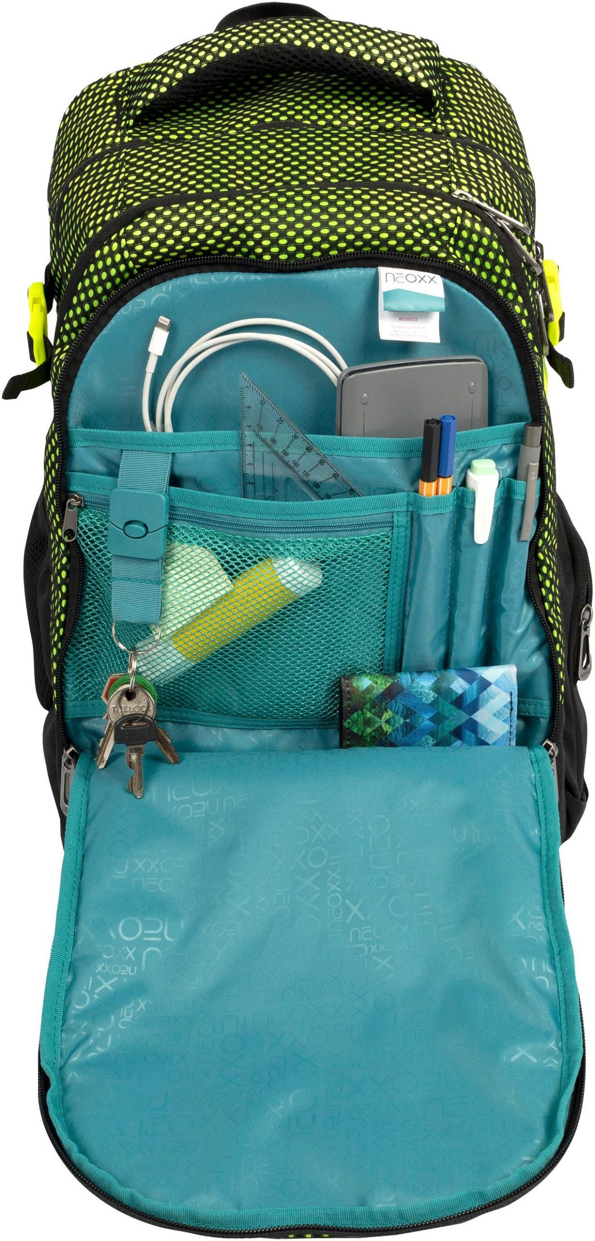 neoxx Active Pro Schulrucksack, Pixel in my neoxx Active Pro Schulrucksack, Pixel in my