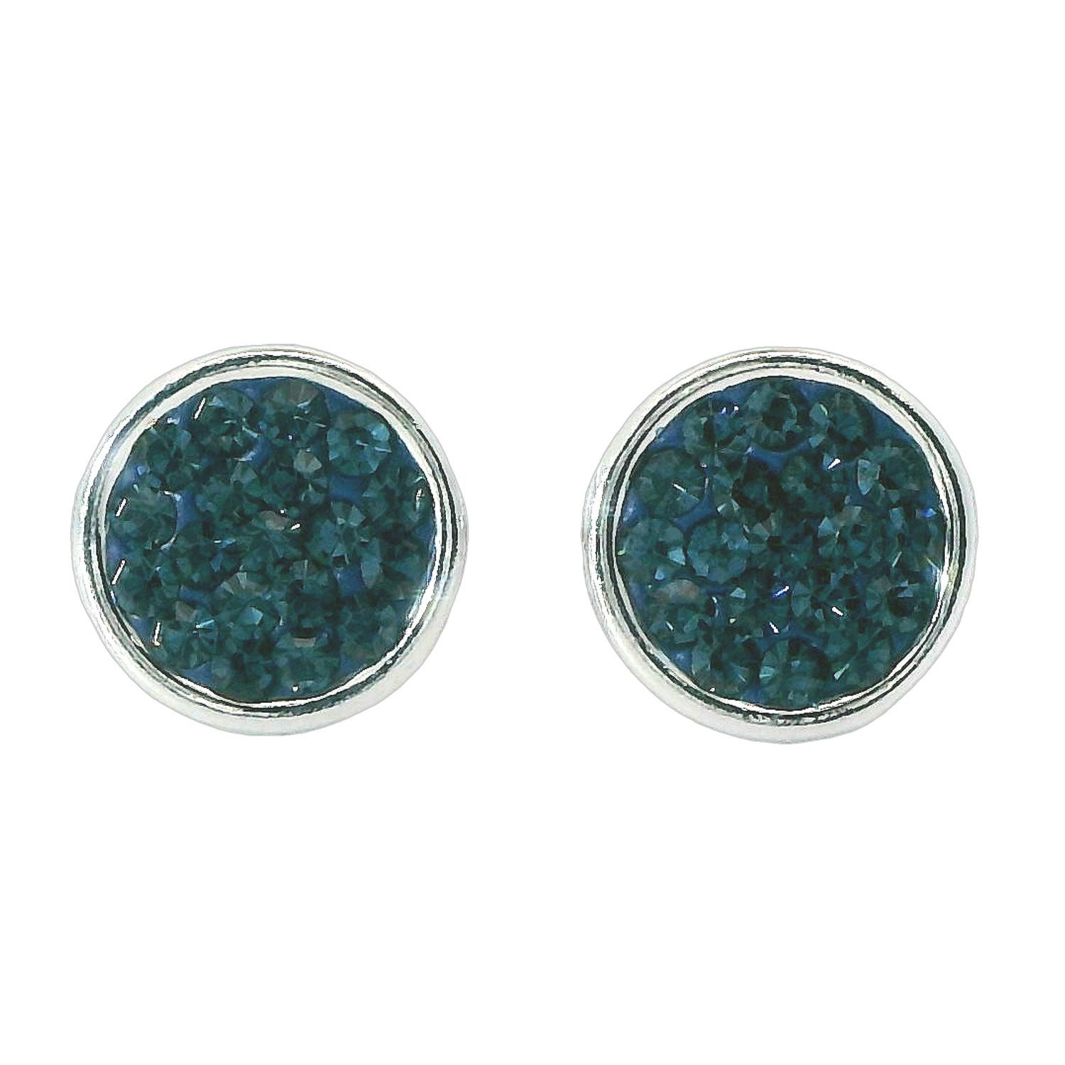 Impala Jessica Crystal Accent 925 Sterling Silver Earrings