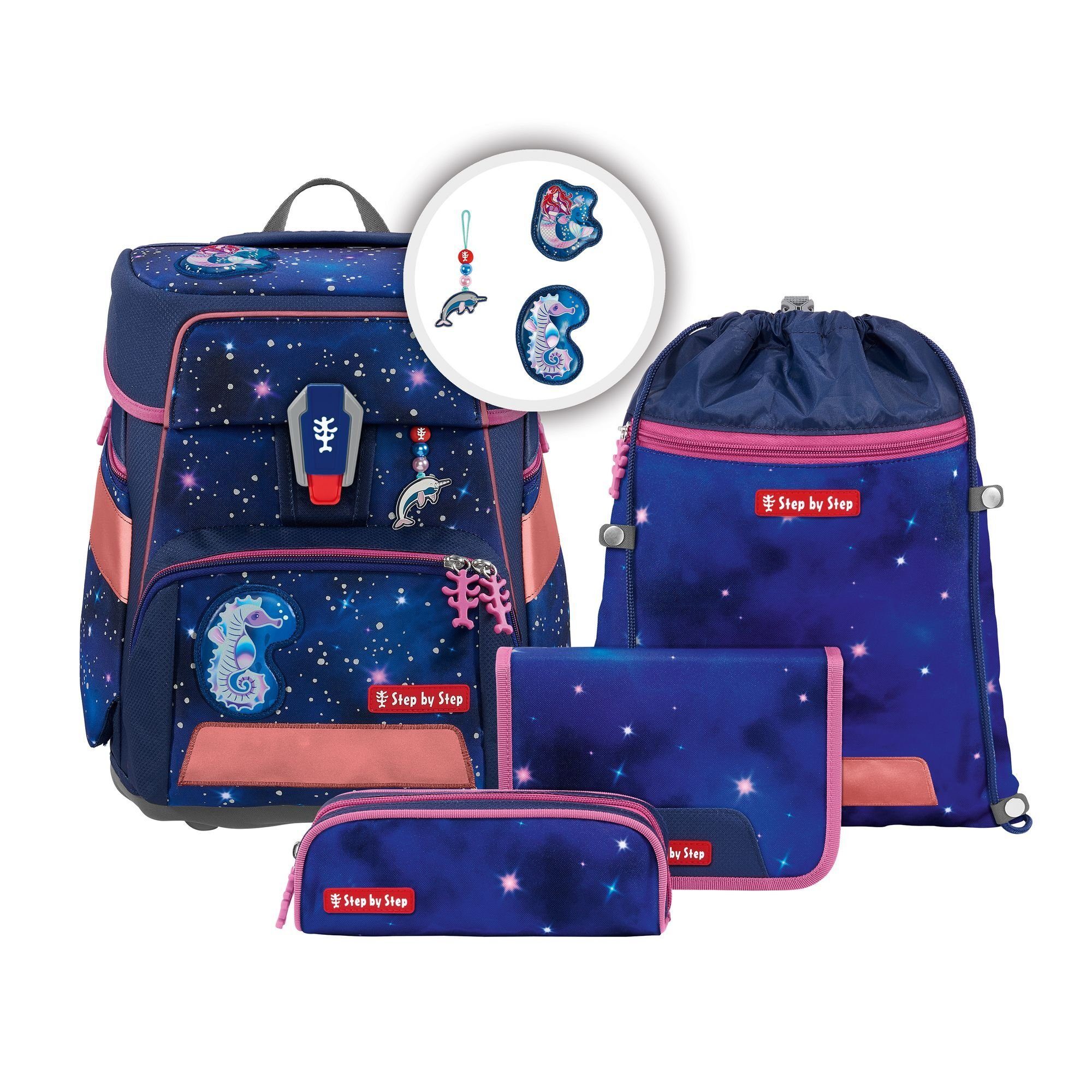 Step by Step Space School Bag Set (5-Piece) - Grows with Your Child!
