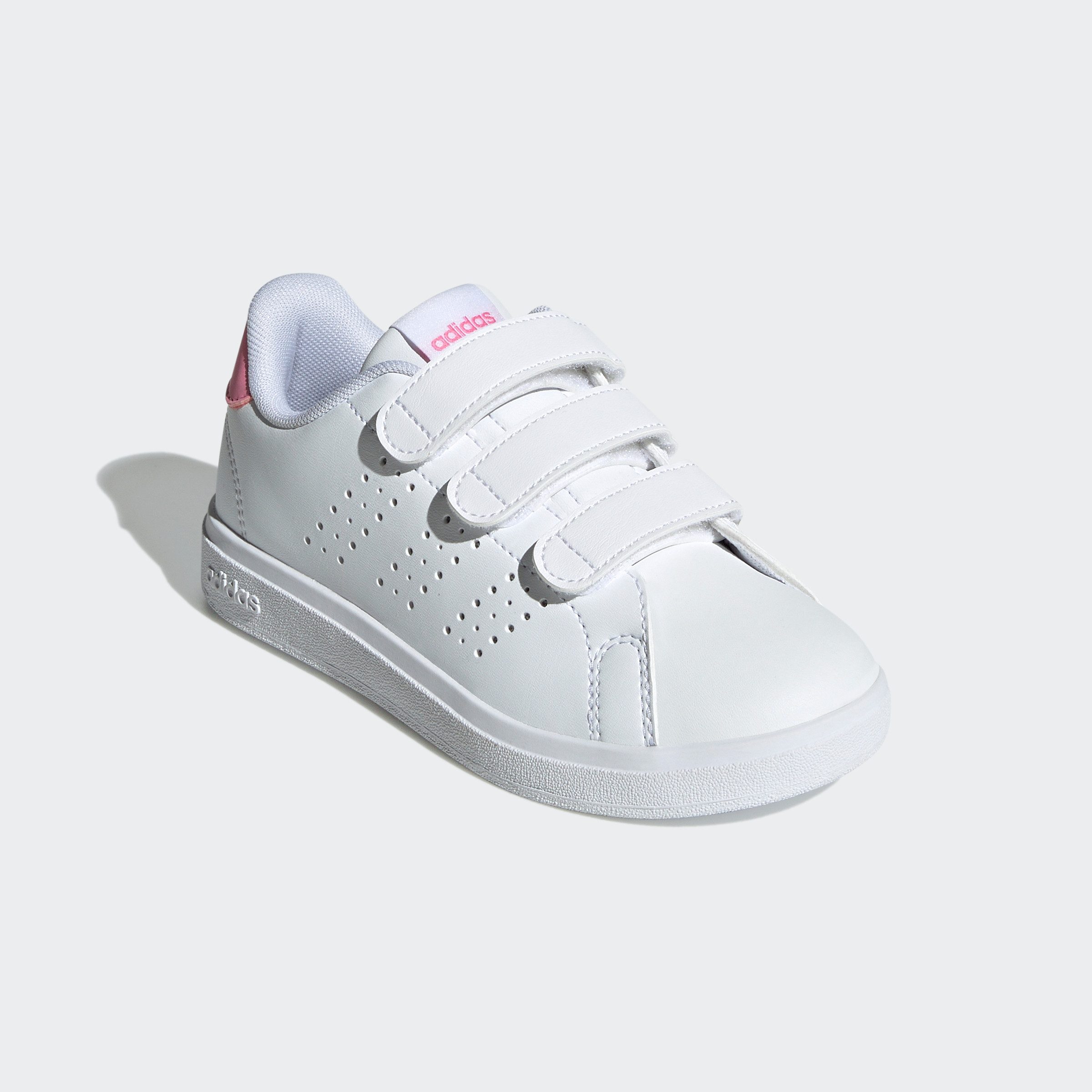 adidas Advantage Base 2.0 Kids Klettschuh: Inspired by Stan Smith Design