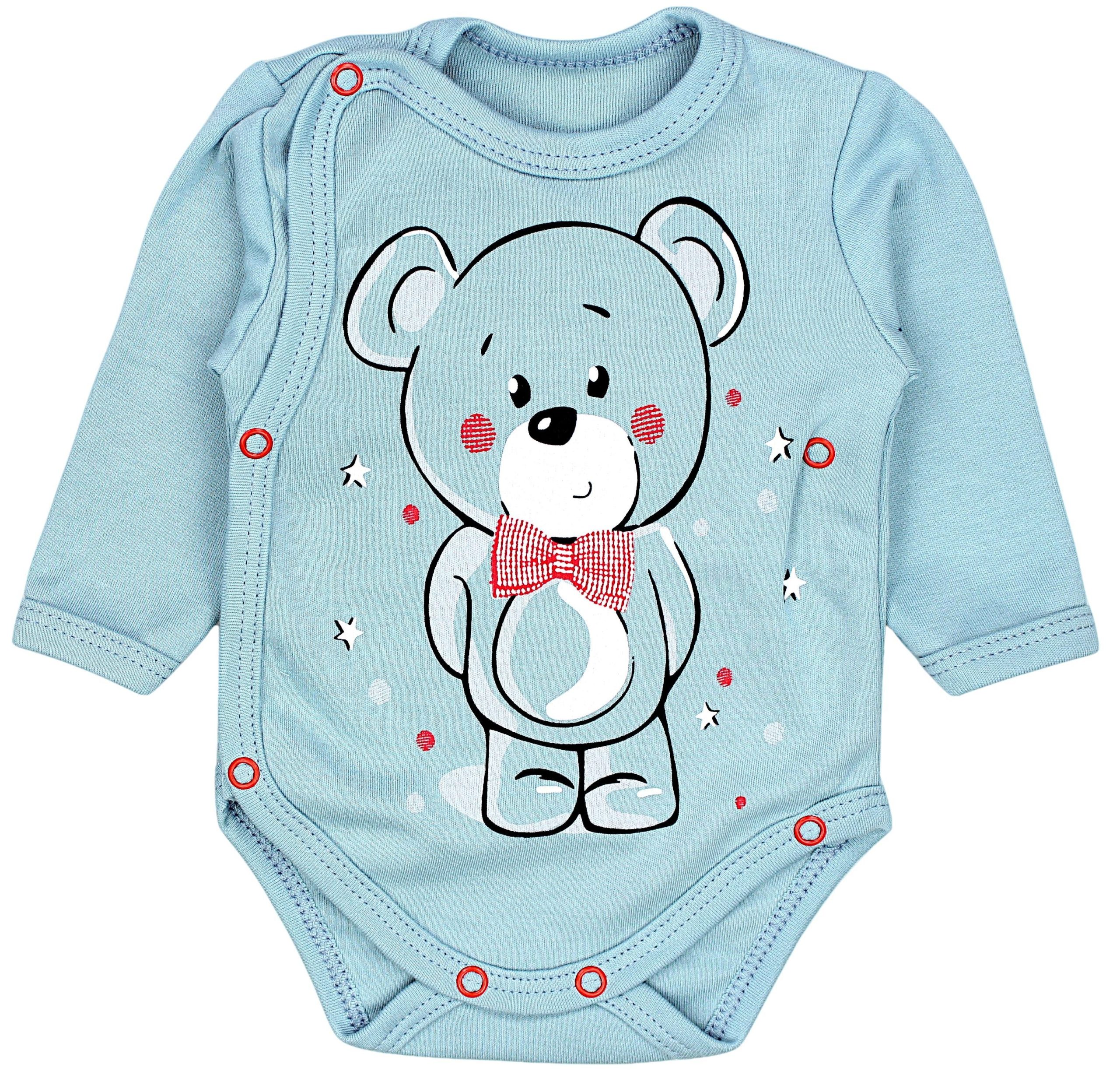 TupTam 5-Pack Baby Unisex Long Sleeve Bodysuit with Prints/Solids TupTam 5-Pack Baby Unisex Long Sleeve Bodysuit with Prints/Solids