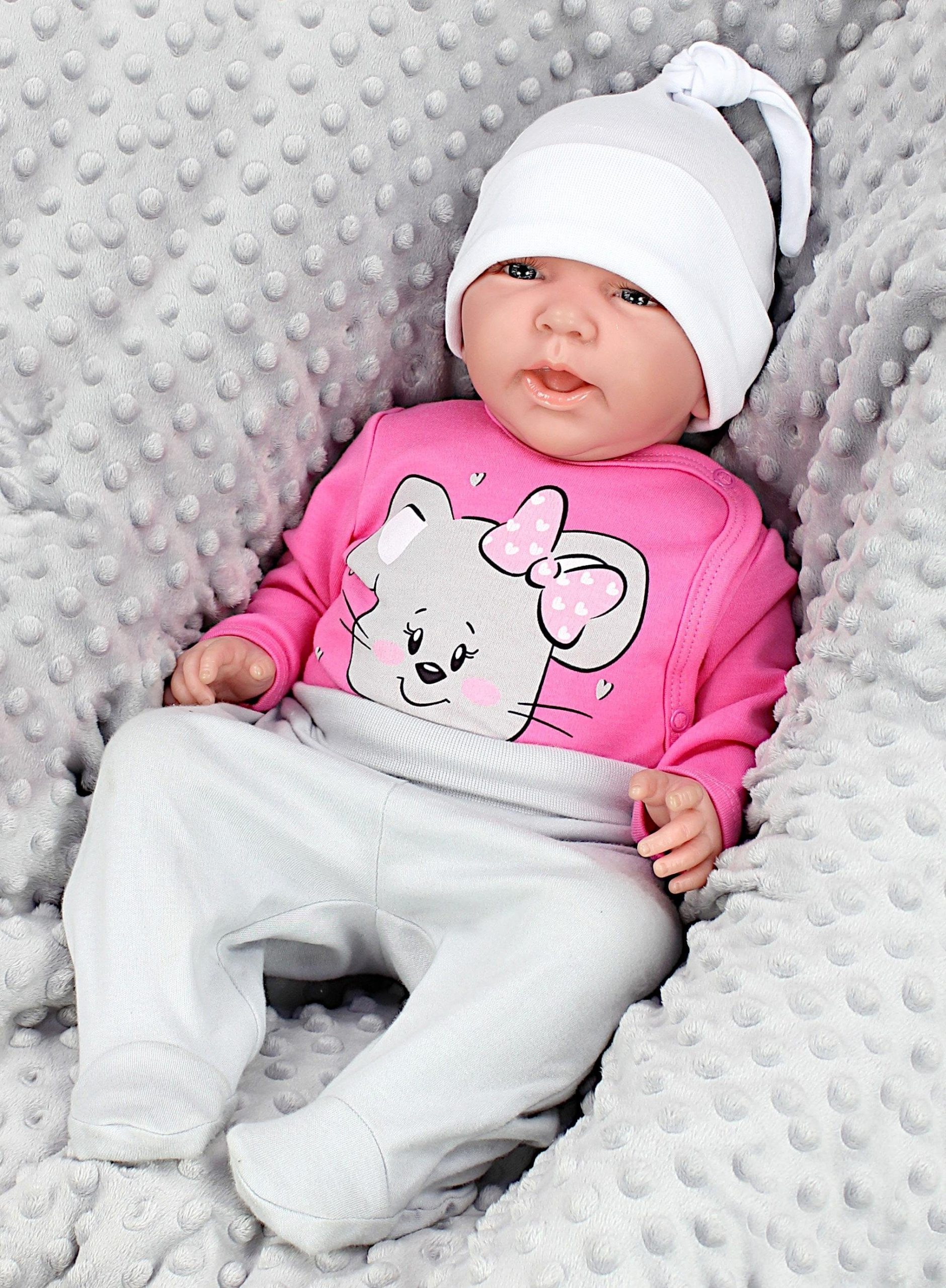 TupTam 5-Pack Baby Unisex Long Sleeve Bodysuit with Prints/Solids