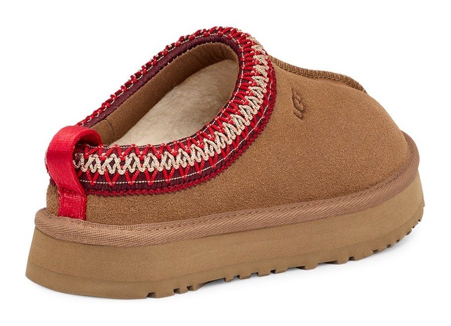 UGG K TAZZ Pantoffel, Plateau Clog, Mule, Hausschuh mit Zierborte