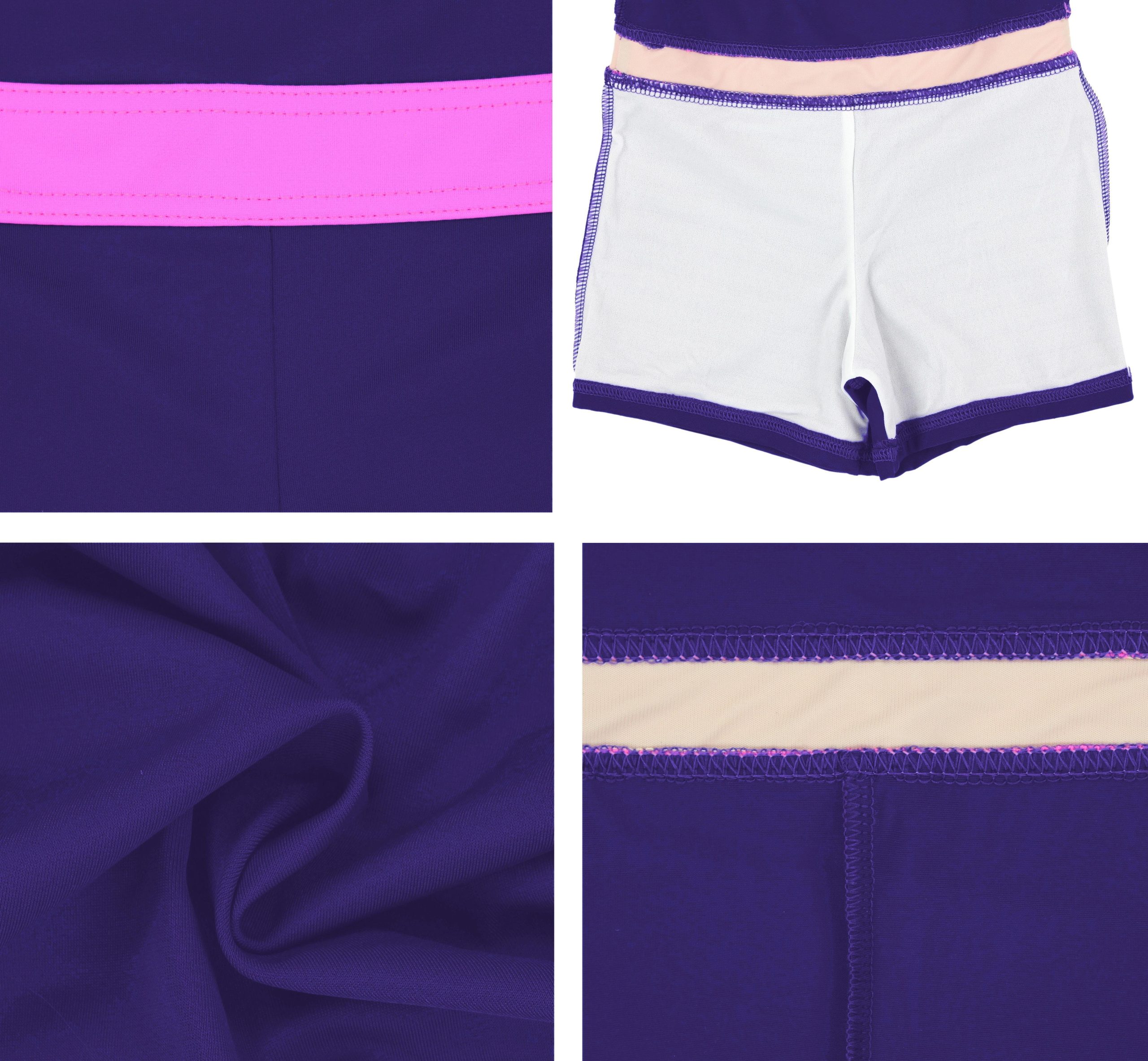 Aquarti Girls Swimsuit with Legs - Racerback Design Aquarti Girls Swimsuit with Legs - Racerback Design