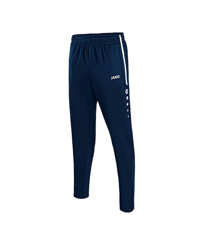 Jako Active Training Pants - Youth Football - Marine/Neon