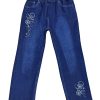 Girls' Stretch Waist Denim Jeans | Comfortable & Stylish