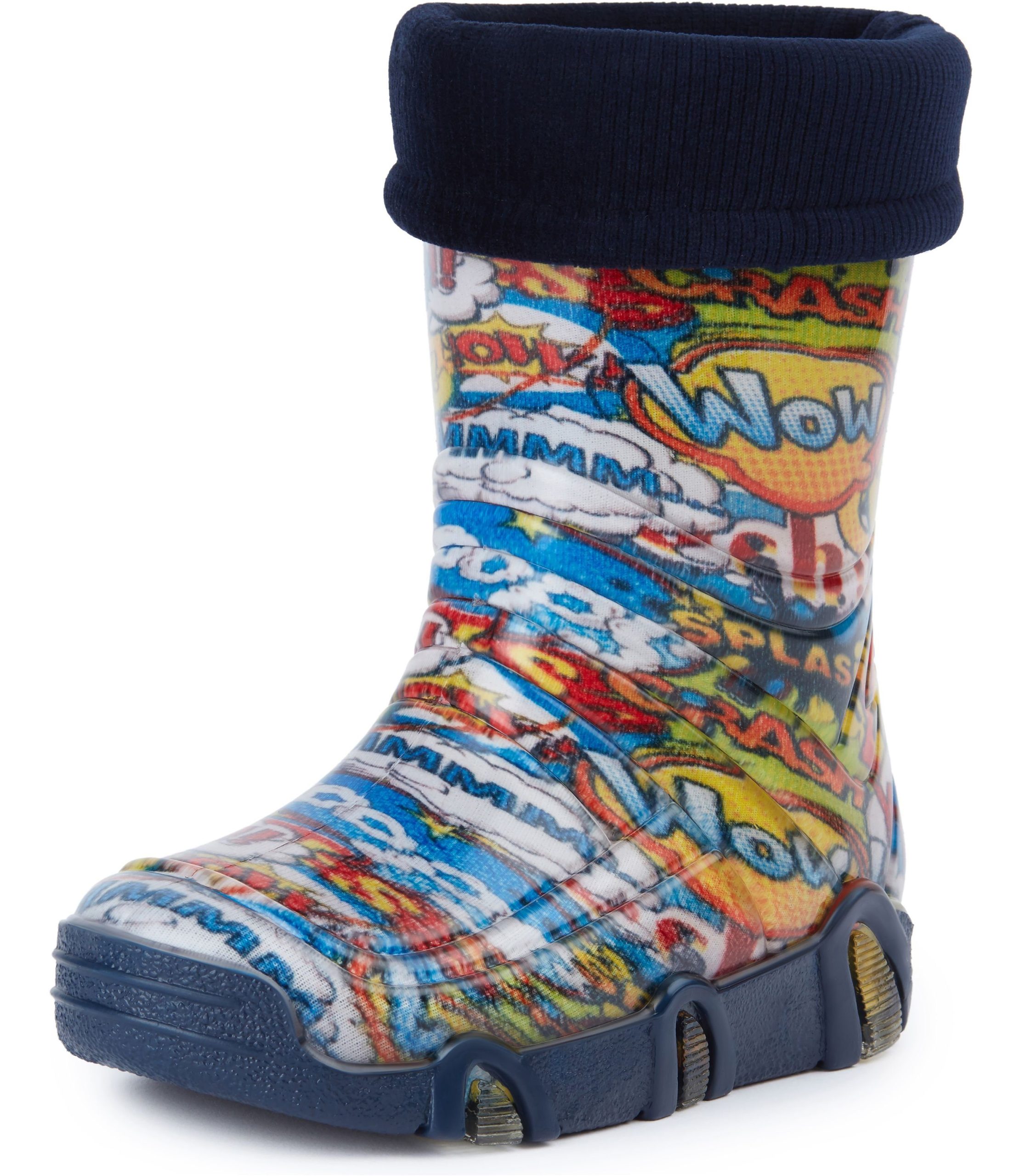 Ladeheid Children's Lined Wellington Boots | EU Made | Durable & Stylish