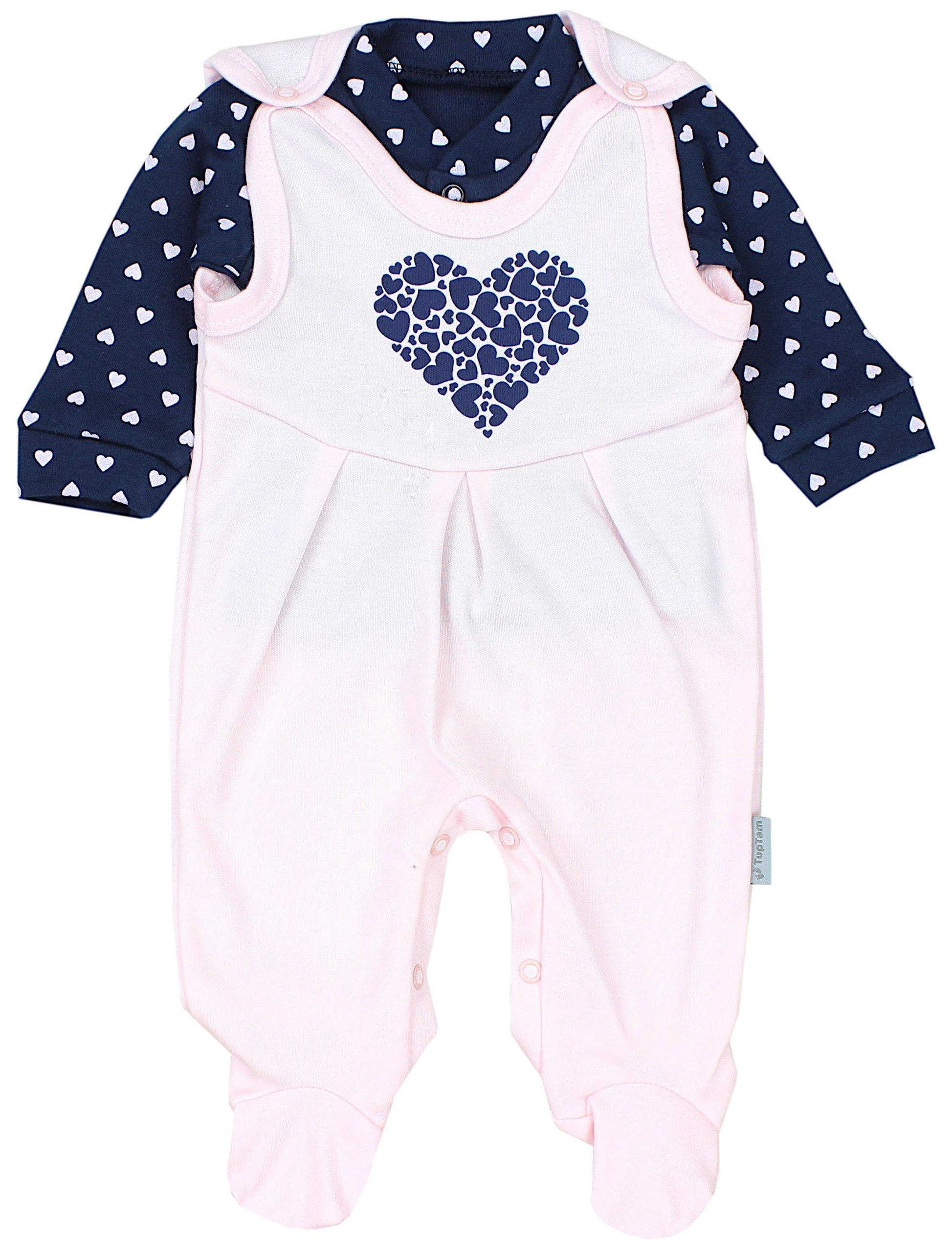TupTam Baby Romper Set - Organic Cotton Animal Print & 'I Love Mum' - Girl & Boy