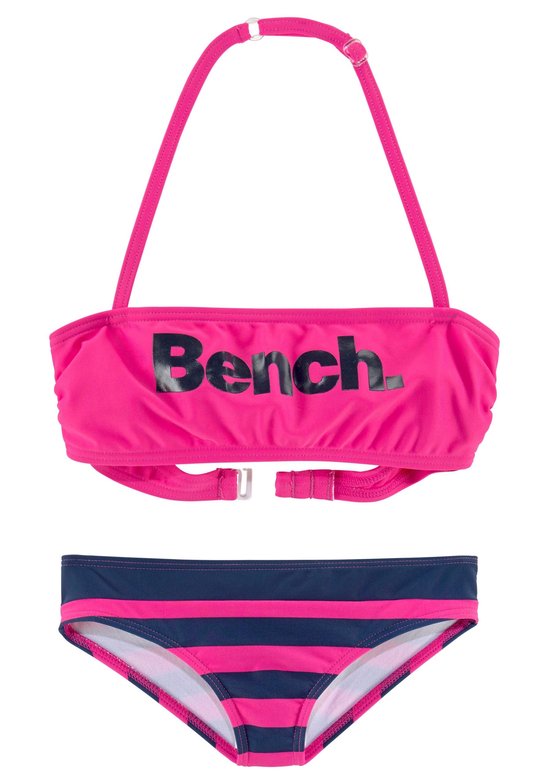 Bench Bandeau Bikini - Sporty Style & Bold Logo Print Bench Bandeau Bikini - Sporty Style & Bold Logo Print