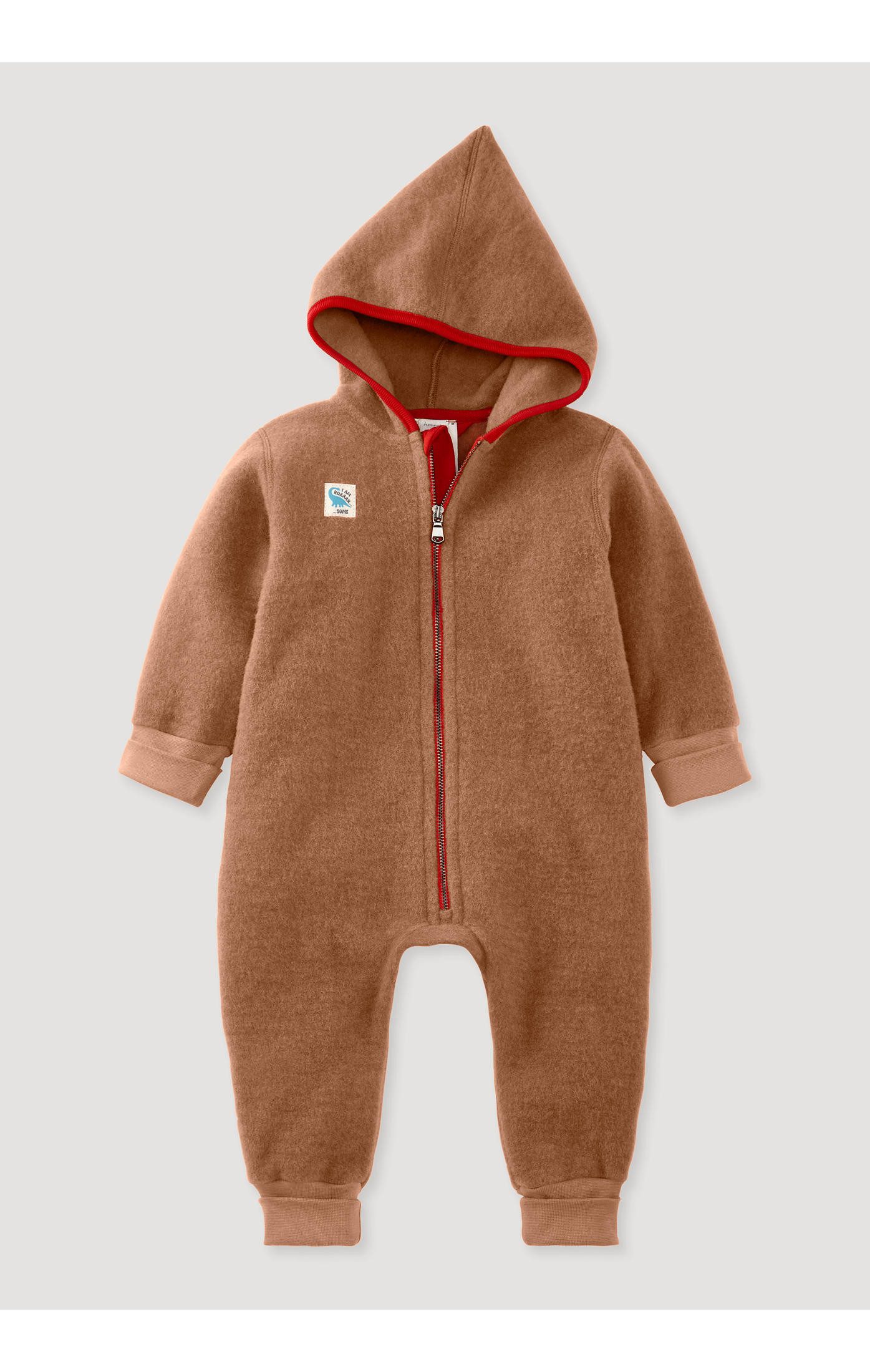 hessnatur Organic Merino Wool Fleece Overall - Sustainable Babywear