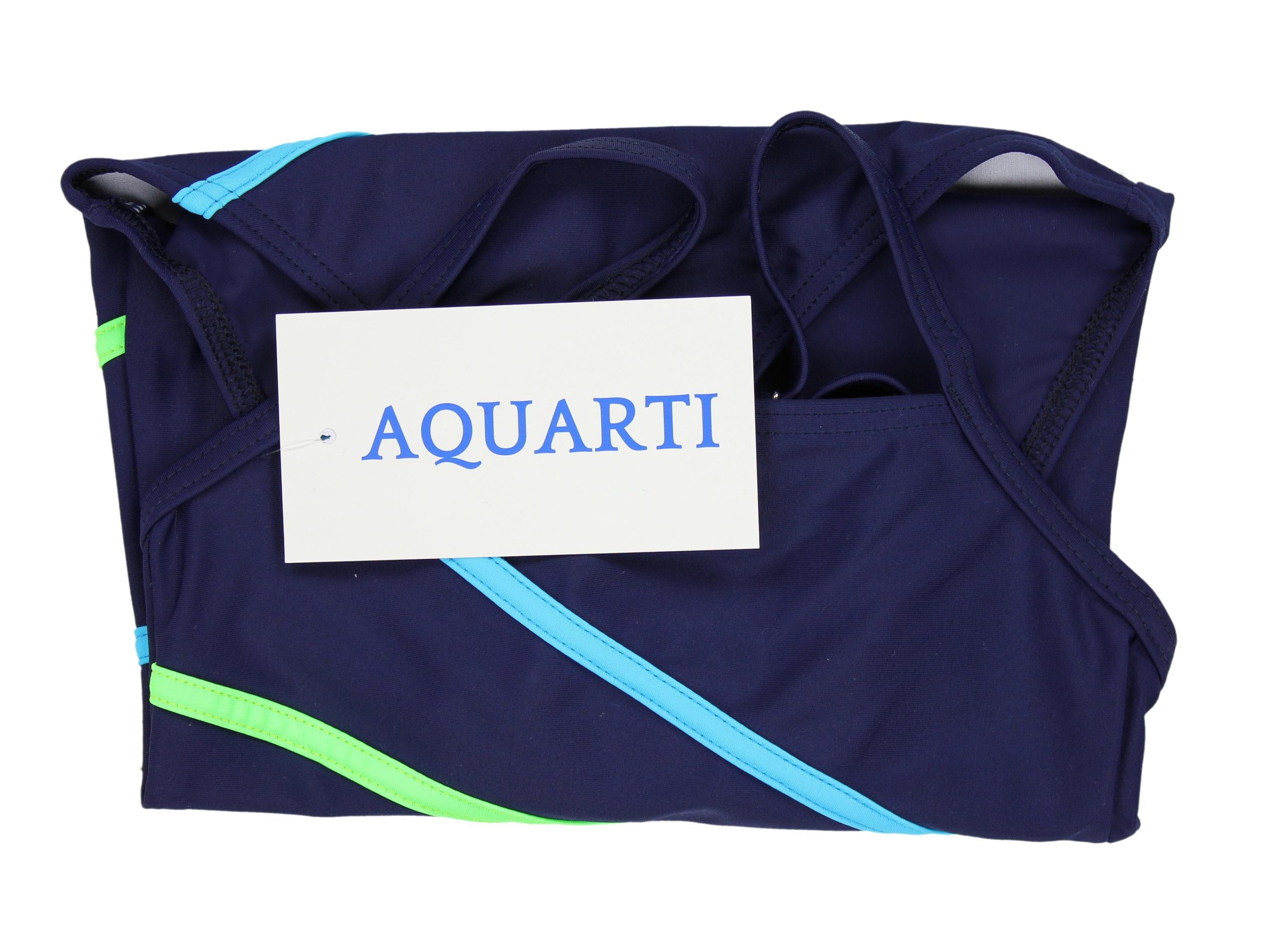 Aquarti Girls' Swimsuit: Striped Spaghetti Strap Design | Official Outlet Aquarti Girls' Swimsuit: Striped Spaghetti Strap Design | Official Outlet