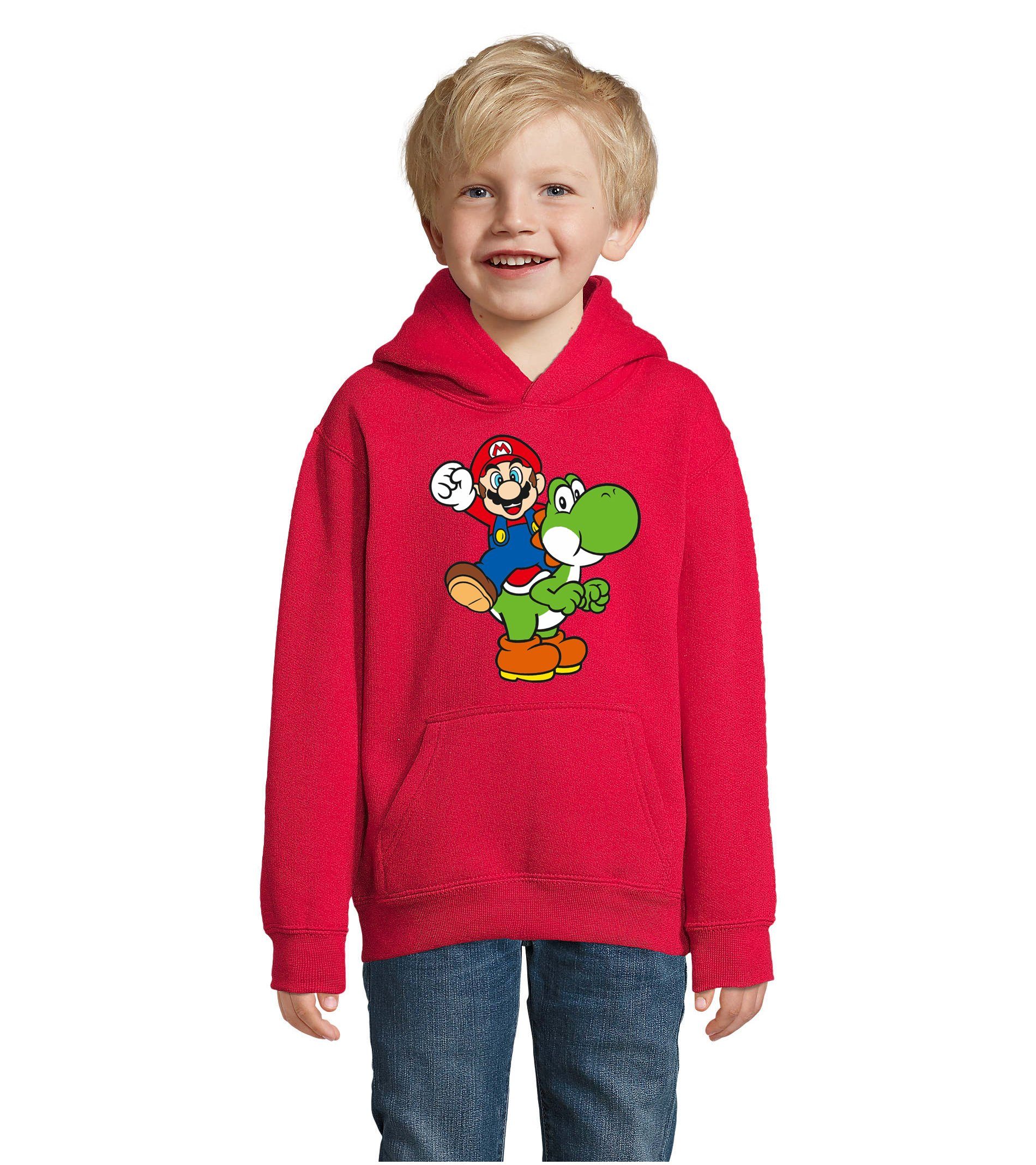 B&B Hoodie Kids Yoshi Mario Console Super Retro Luigi with Hood