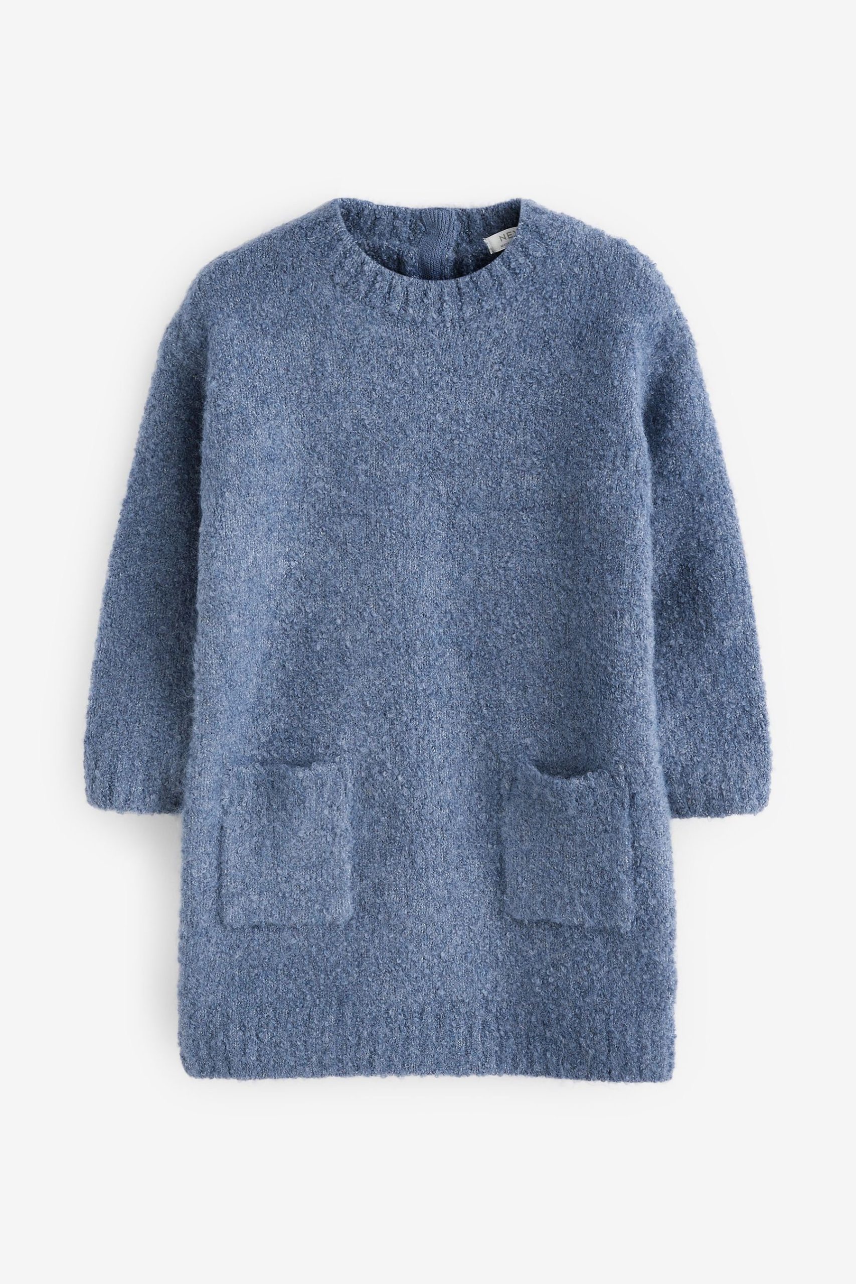 Next Bouclé Pullover Dress | Cozy Knit Dress - Rainbow/Pink & Natural