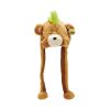 HTI-Living Funny Bear Earflap Hat - Plush Carnival/Party Hat for Kids & Adults